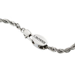 Croyez Kette - Rope Chain 3mm Silber - 52cm