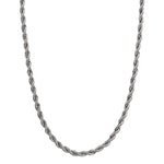 Croyez Kette - Rope Chain 5mm Silber - 55cm